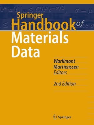 cover image of Springer Handbook of Materials Data